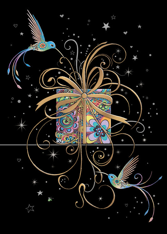 2-part card Bug Art - Gift Birds