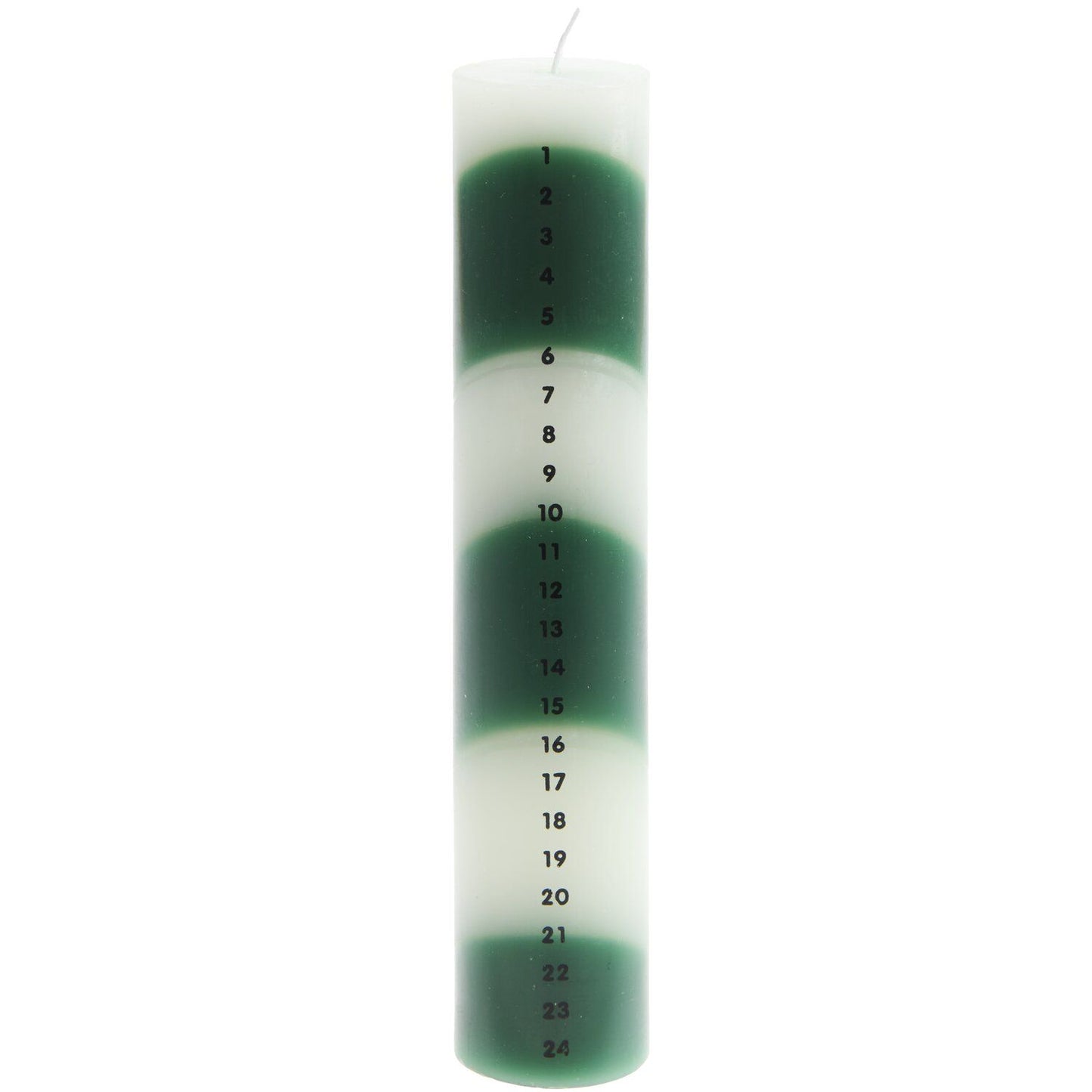 Joulukalenterikynttilä 20cm Rico Design - Vihreä