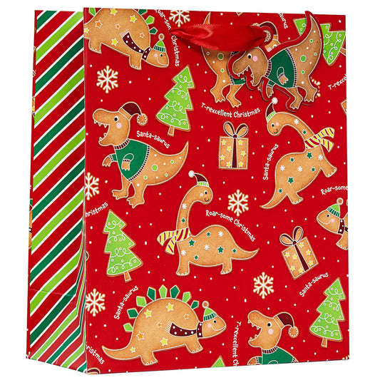 Gift bag Partisan - Gingerbread-Dino M