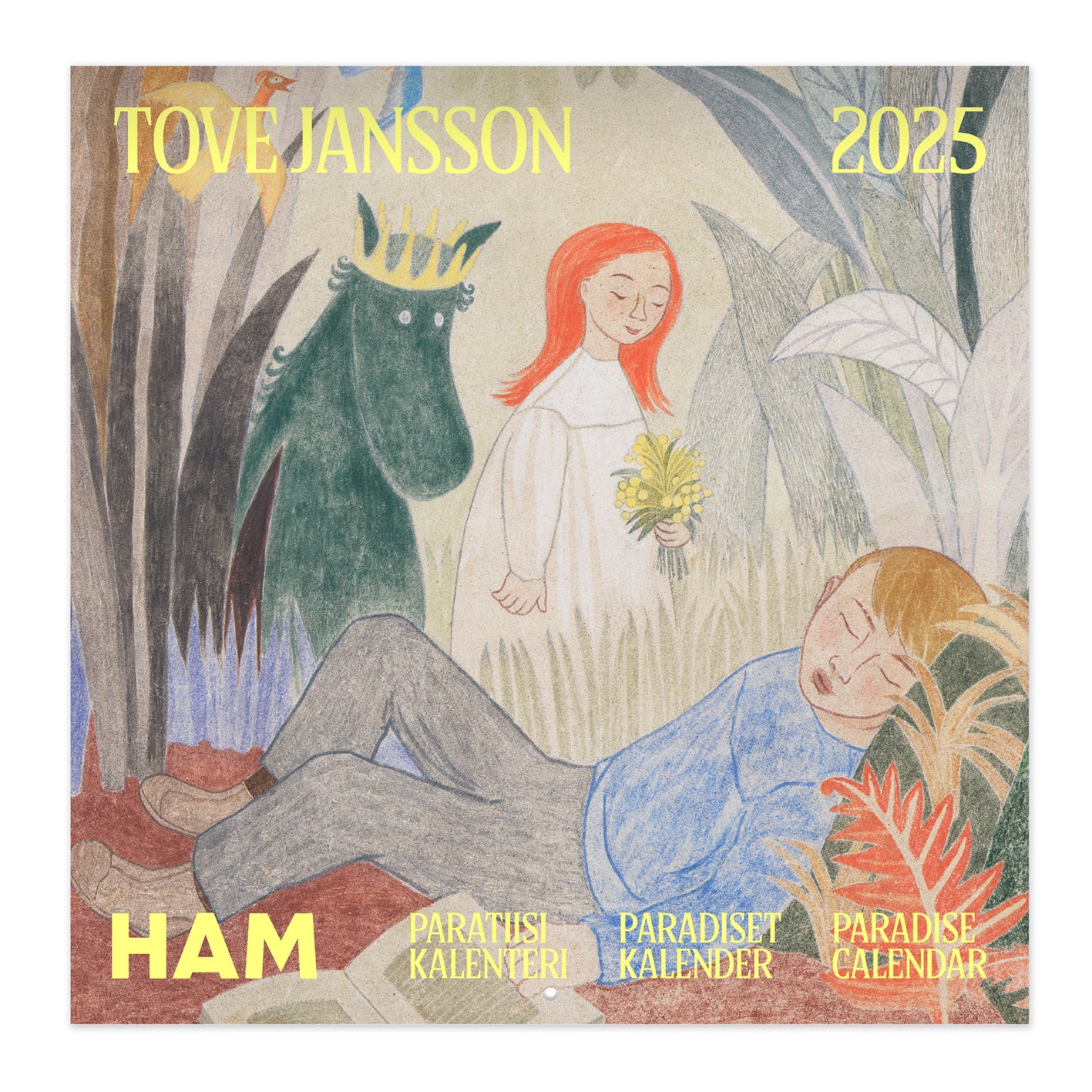 Seinäkalenteri Tove Jansson HAM - Paratiisi 2025