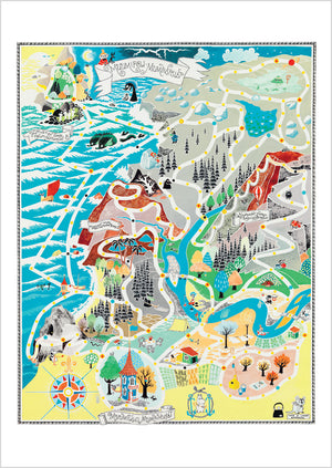 Postikortti Muumi - Muumipeli