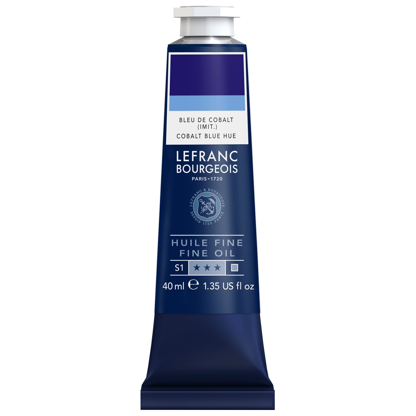 LB Fine Oil 40ml 064 Cobalt Blue Hue, öljyväri