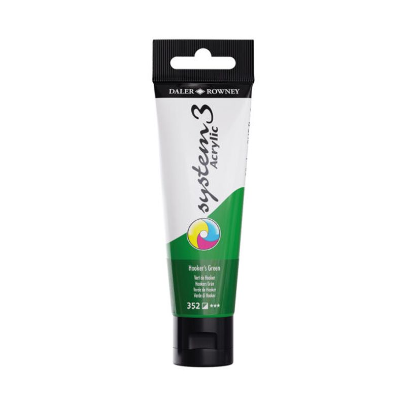 DR System 3 acrylic 59ml 352 Hooker's Green, akryyliväri