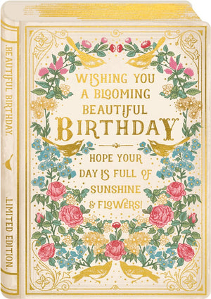 2-part card Storybook - Beautiful birthday