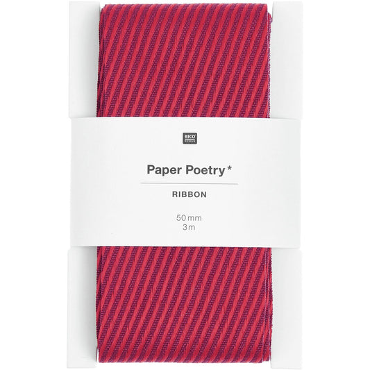 Lahjanauha Paper Poetry - Stripes Diagonal Red