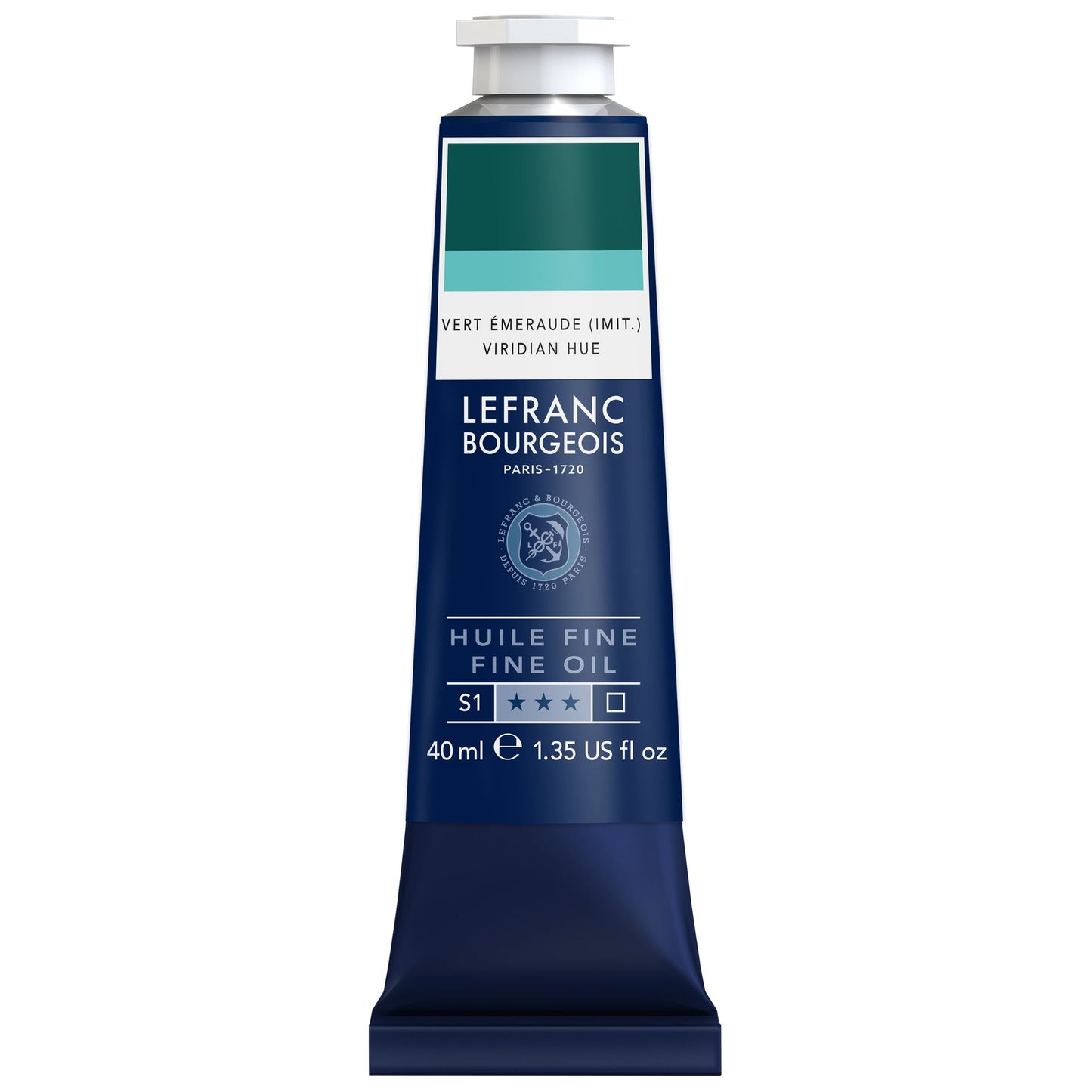 LB Fine Oil 40ml 529 Viridian, öljyväri