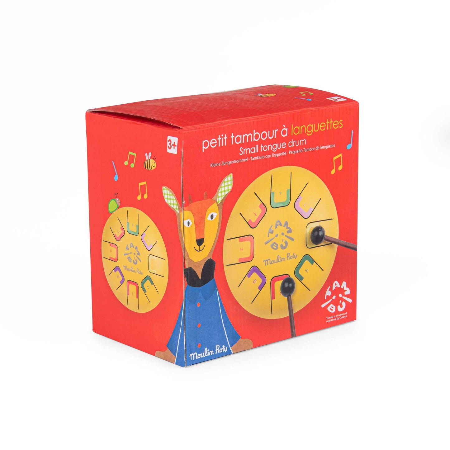 Tongue drum Moulin Roty - yellow