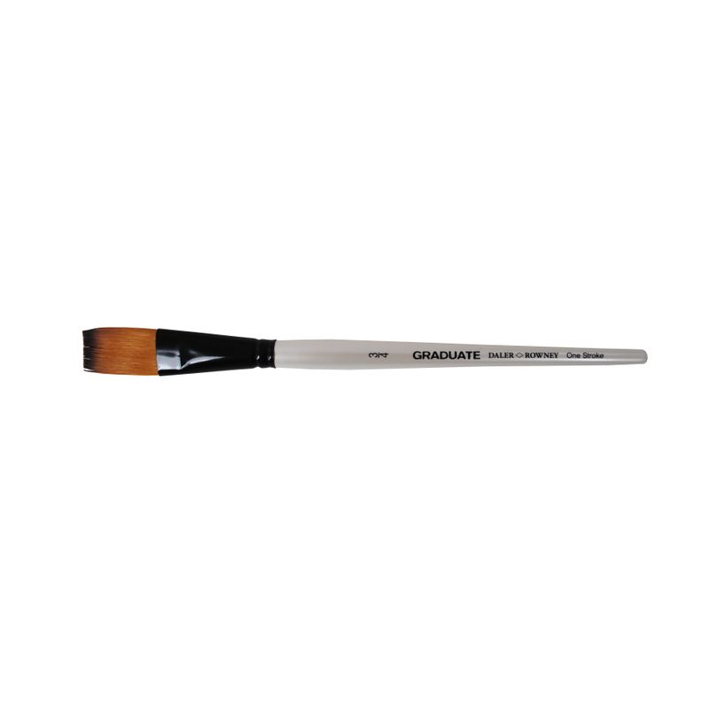 DR Graduate 3/4" keinokuitusivellin litteäOnestrok, lyhyt varsi One Stroke