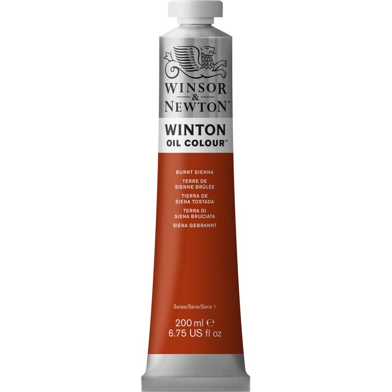 WN Winton 200ml 074 (02) Burnt sienna, 200ml öljyväri