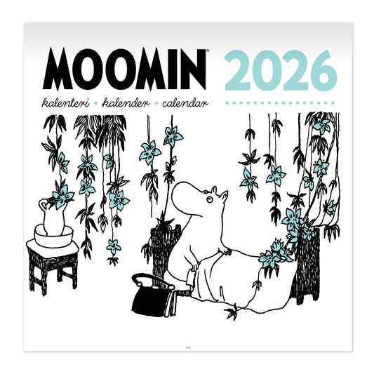 Seinäkalenteri 30x30 2026 Putinki Muumi