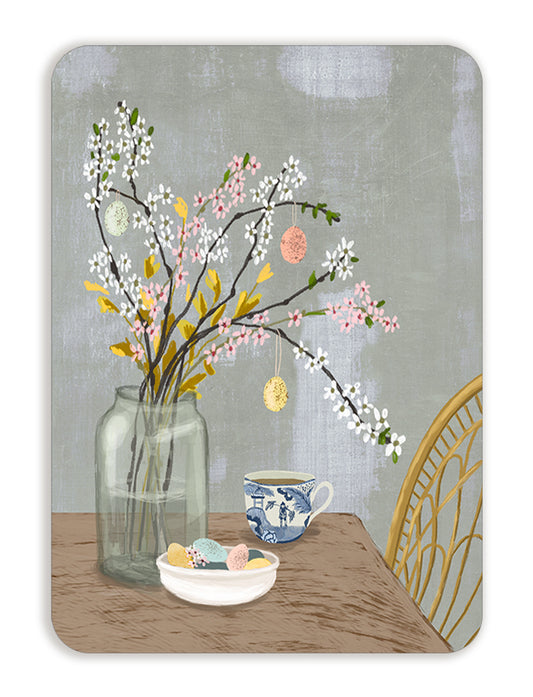 Postcard Johanna Ilander - Cherry branches, Easter