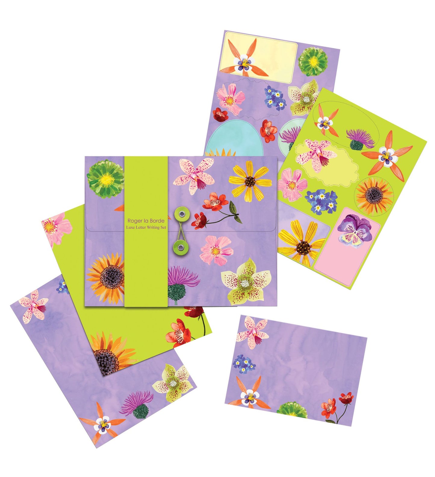 Letter writing set Roger la Borde - Floral Supernova