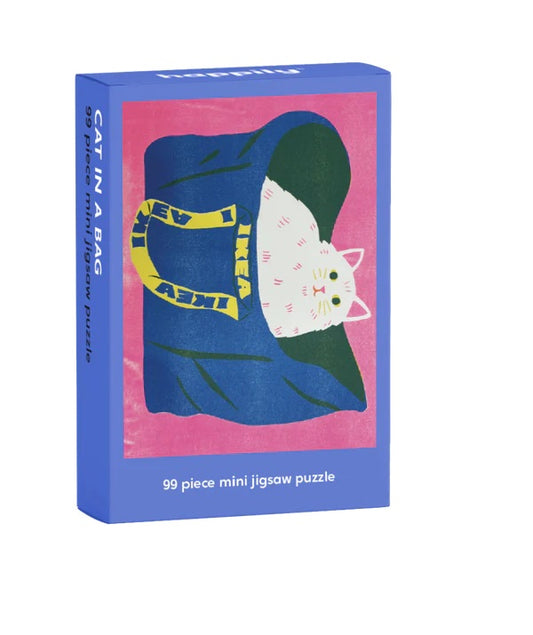 Palapeli mini Happily - Cat in a bag