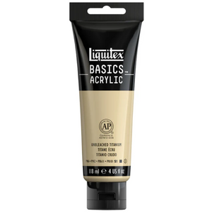 Liquitex Basics 118ml Acrylic Color - 434 Unbleached Titanium