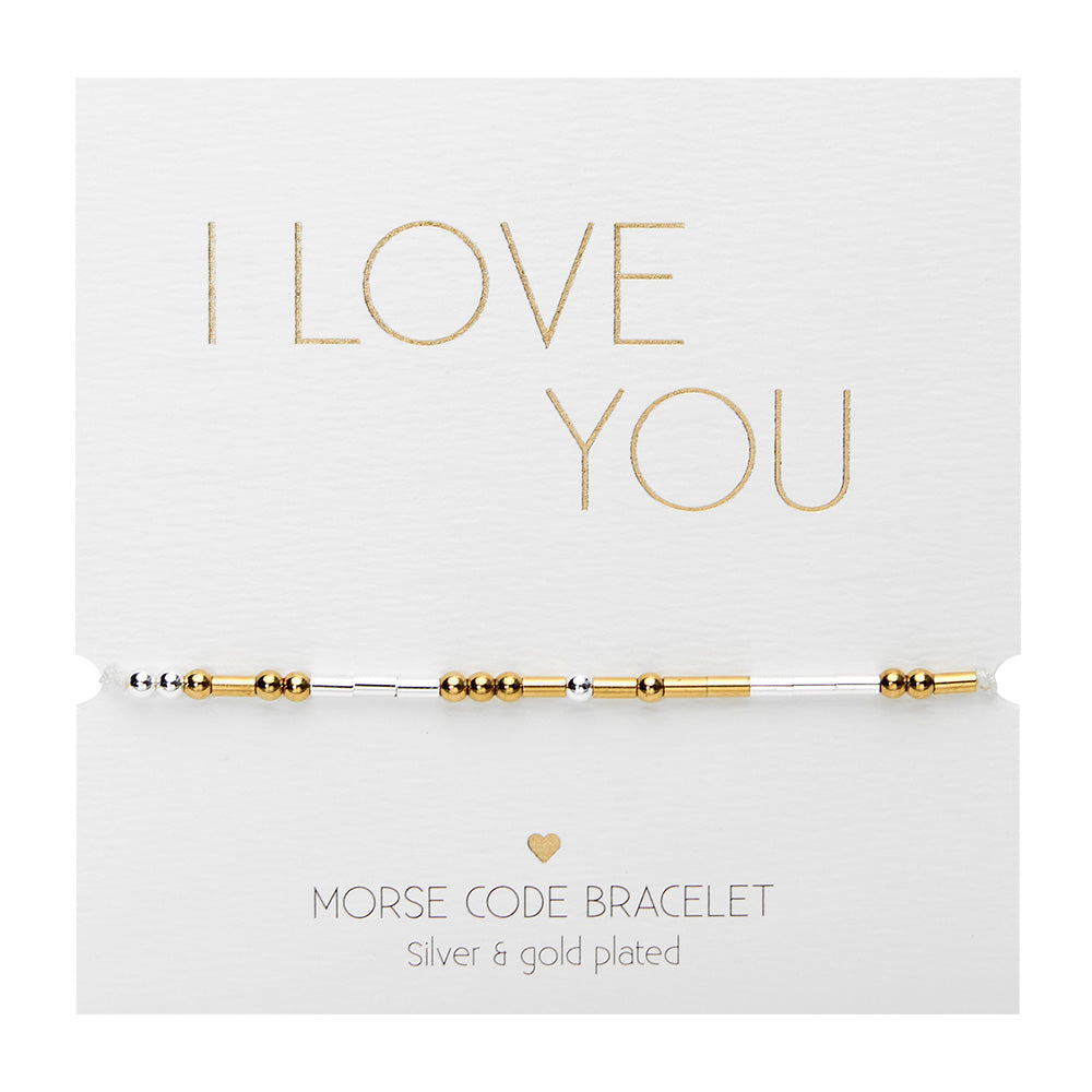 Bracelet HCA Morse Code - I love you