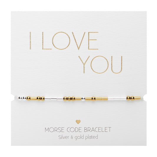 Bracelet HCA Morse Code - I love you