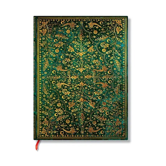 Muistikirja Paperblanks - Emerald Flower, Midi unlined
