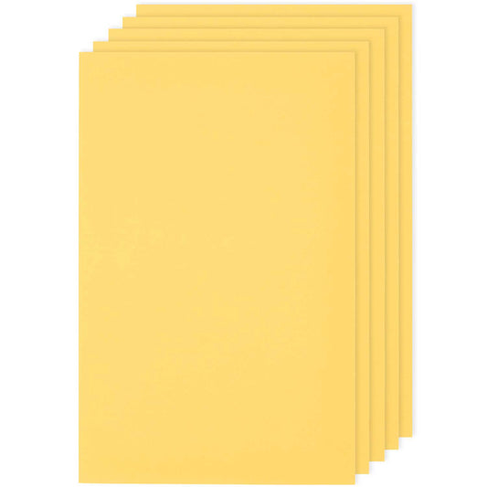 Kartonki A4 Rico Design - Yellow, 5kpl