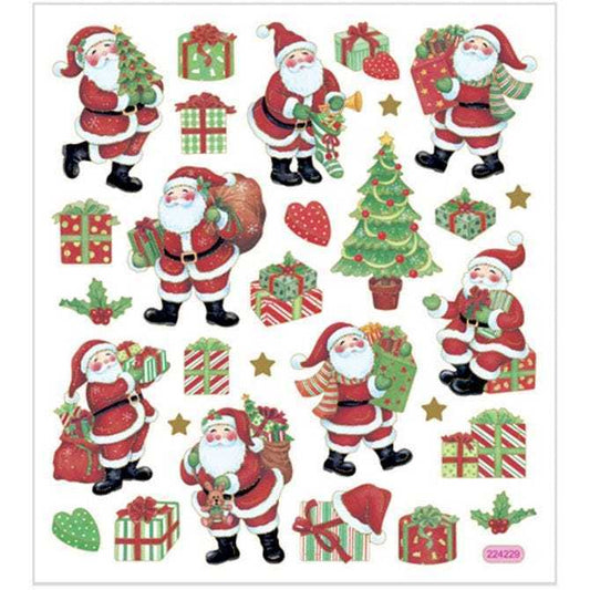 Sticker sheet - Santa Claus and presents