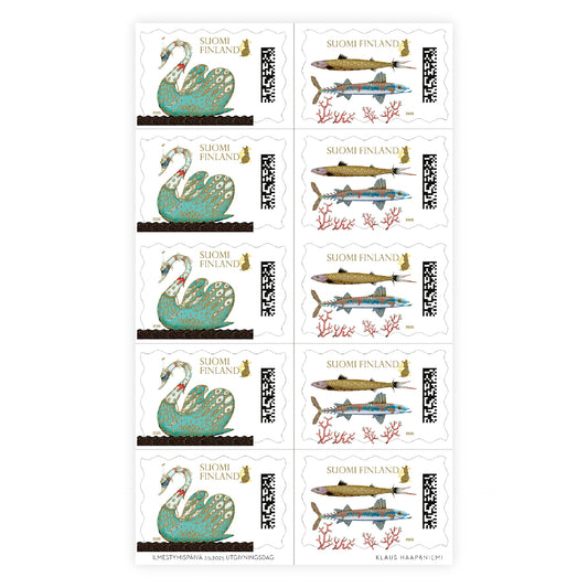 Kotimaan ikimerkki 5 kpl - Onnen tuojat