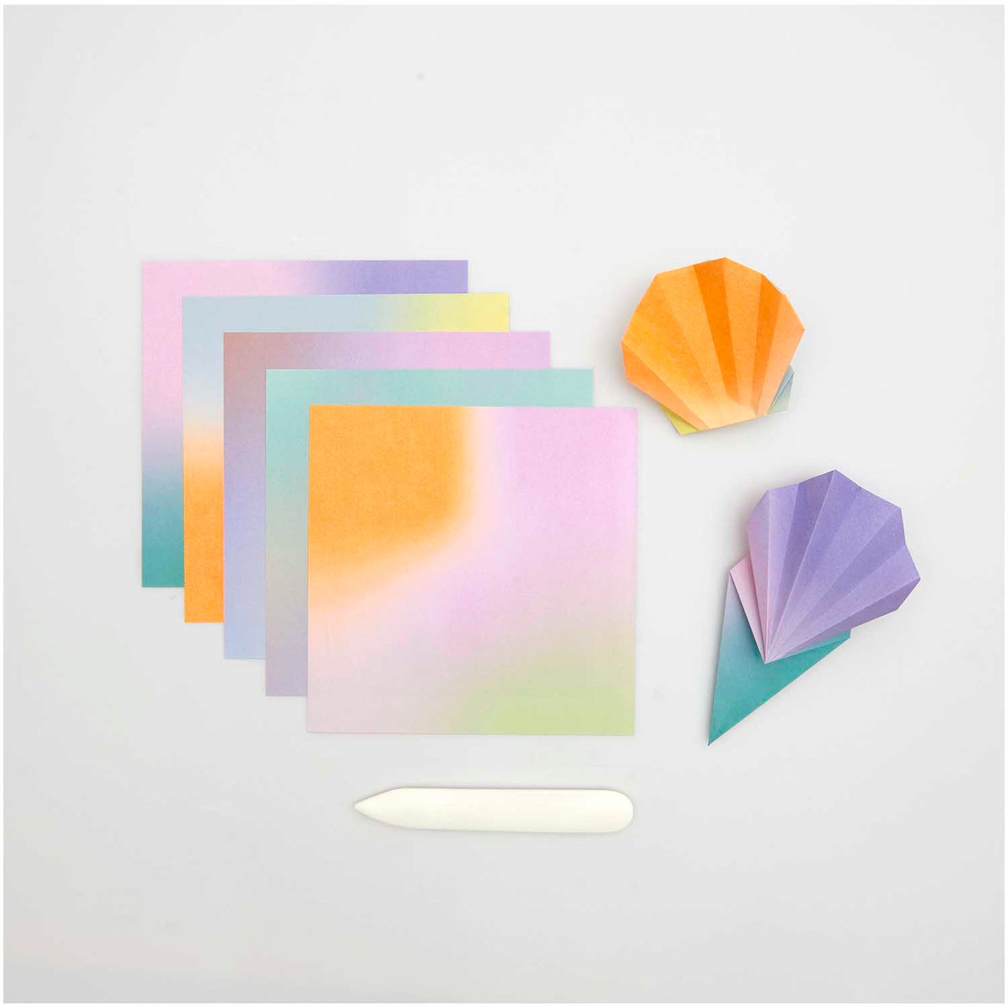 Origamipaperi, 100 kpl Rico Design - Blurry Gradient