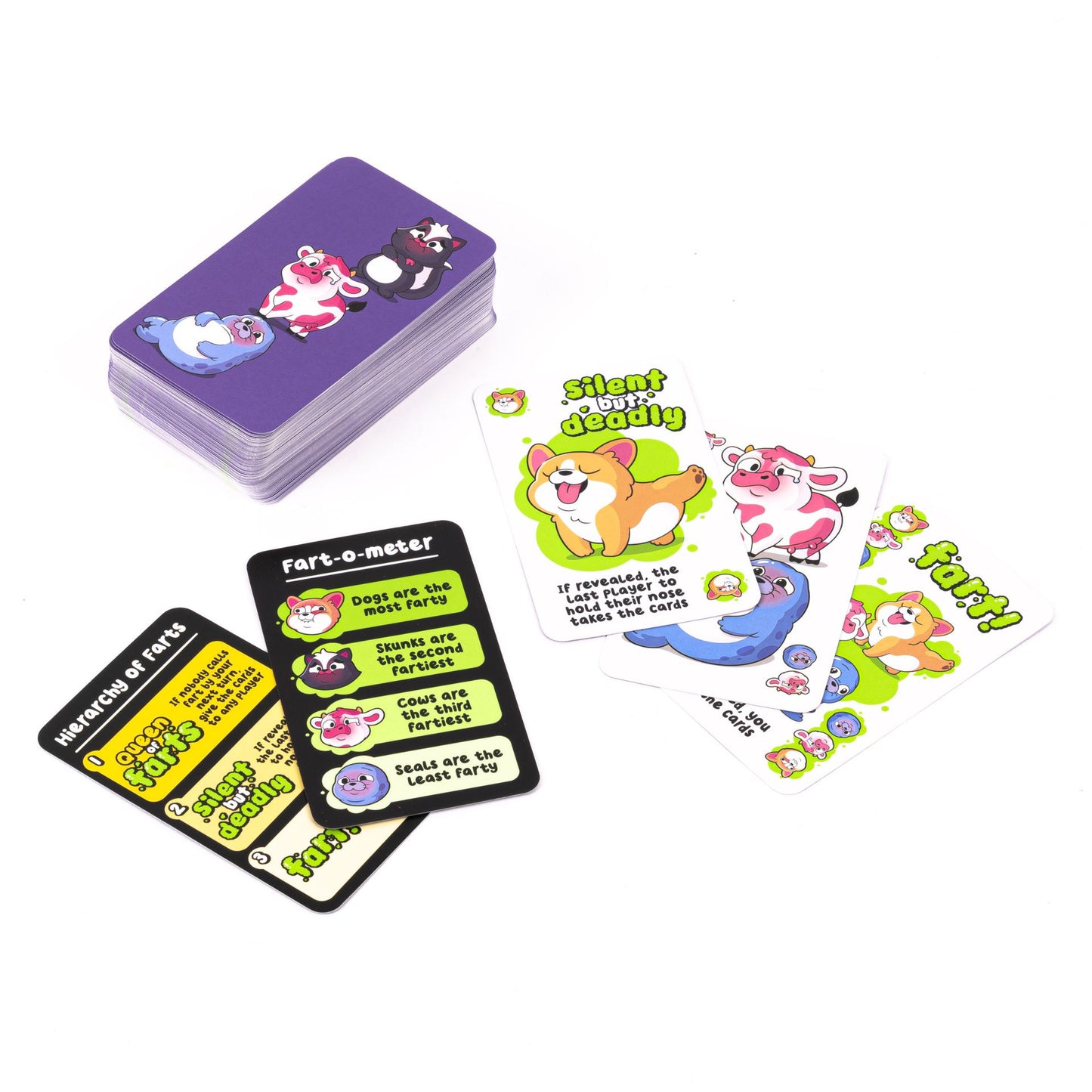 Card game Professor Puzzle - Queen of Farts