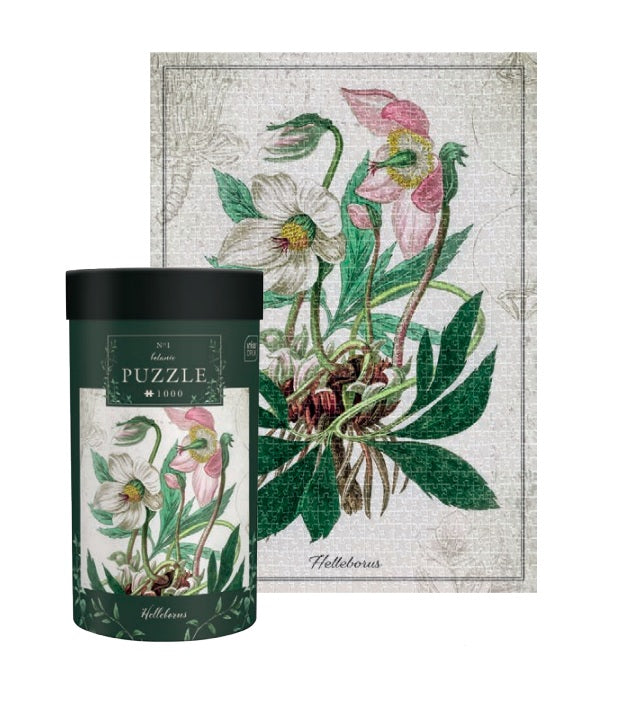 Palapeli 1000 palaa Interdruk - Botanic Helleborus