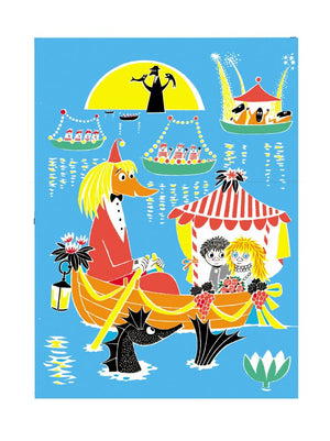 Moomin poster - Nyyti and Tuittu