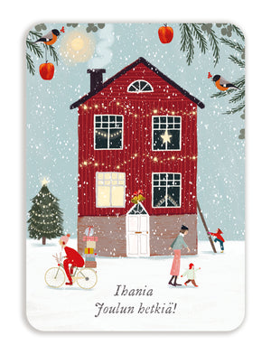 Christmas card Johanna Ilander - Christmas house, Wonderful Christmas moments