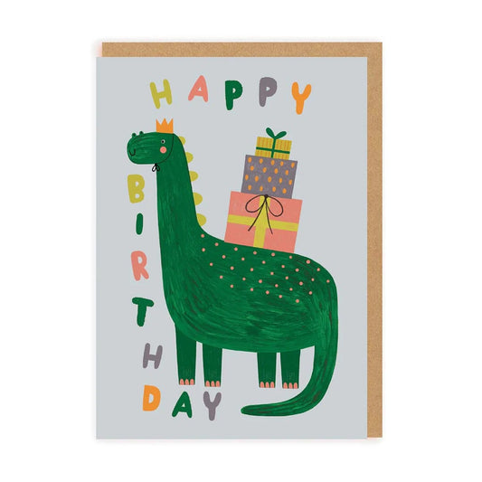 2-part card Ohh Deer - Happy Birthday, dino