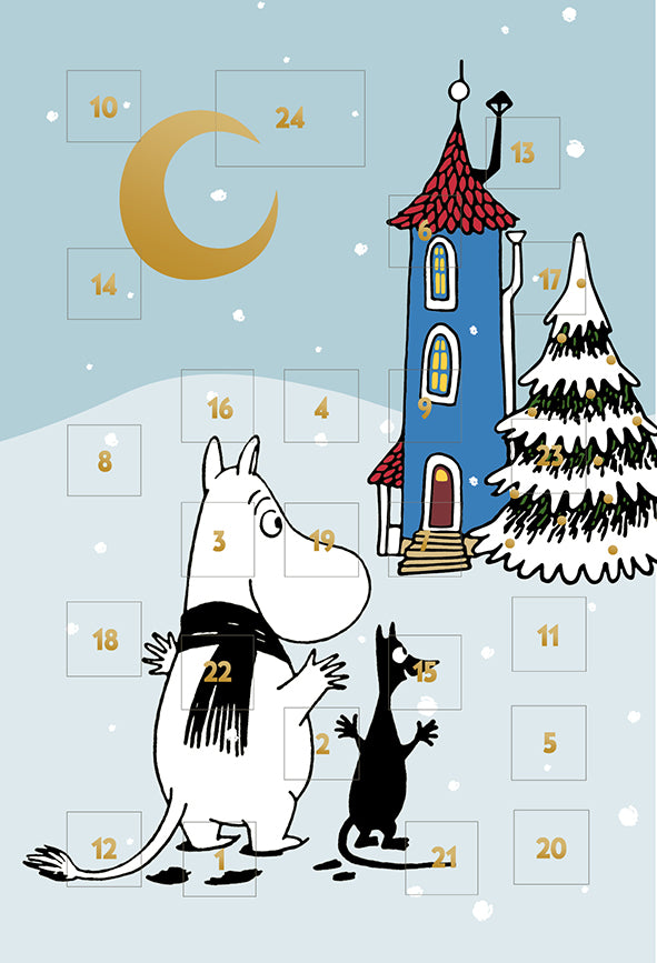 Advent calendar card Moomin - Moomin House