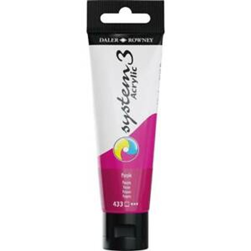 DR System 3 acrylic 59ml 433 Purple, akryyliväri