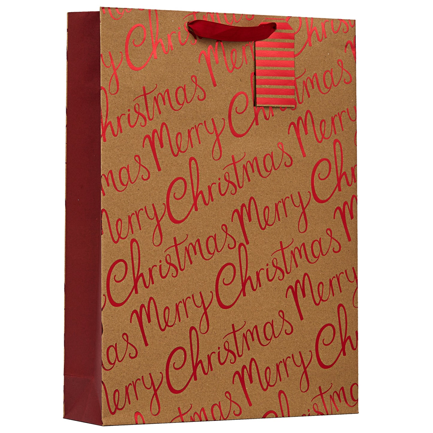 Gift bag Partisan - Merry Christmas Krafty XL