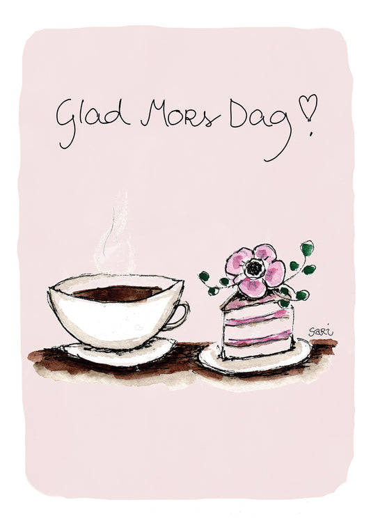 2-part card Sari's Artwork - Piece of Cake, Happy Mother's Day