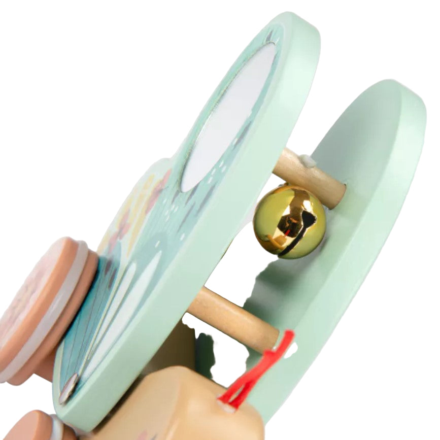 Baby toy Moulin Roty - Butterfly, pull-along