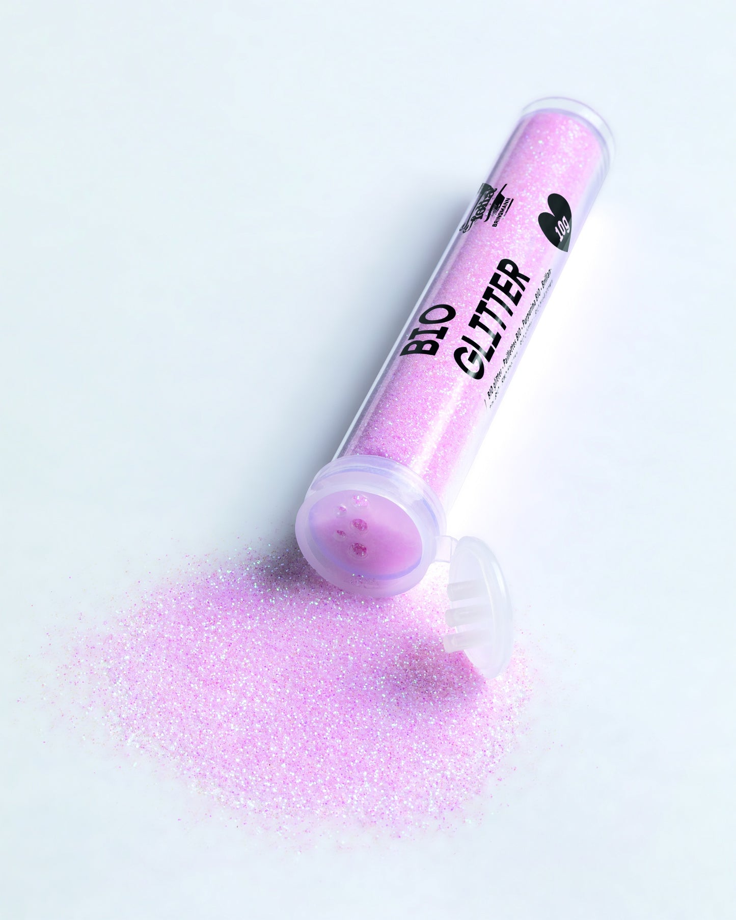 BIO Glitter 10g - Iridescent roosa