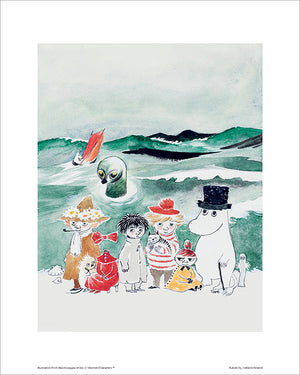 Moomin poster - Sea monster