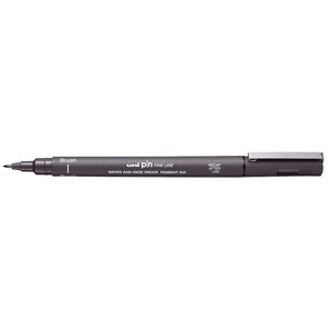 Fiber tip pen Uni Pin - Sivellin, Dark grey