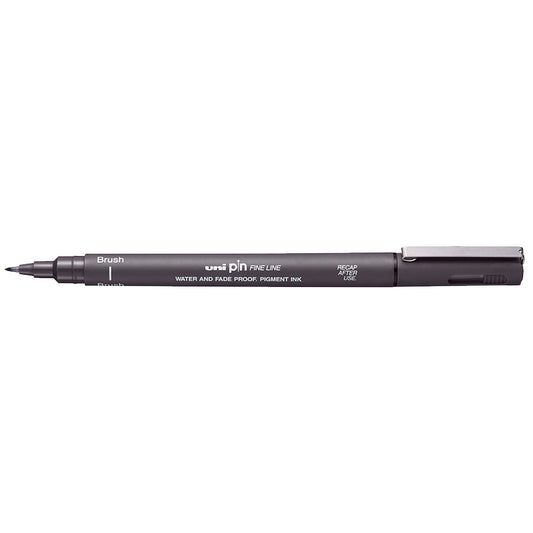 Fiber tip pen Uni Pin - Sivellin, Dark grey