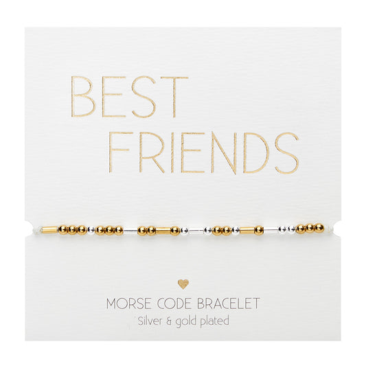 Bracelet HCA Morse Code - Best friends