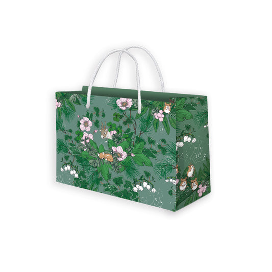 Small gift bag Nuppu Print Design - Forest Christmas