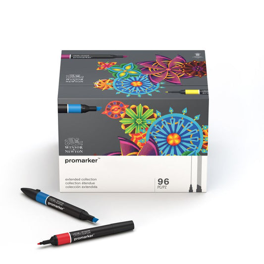 Brush Marker Assortment 96 pcs WN Promarker - Big Box