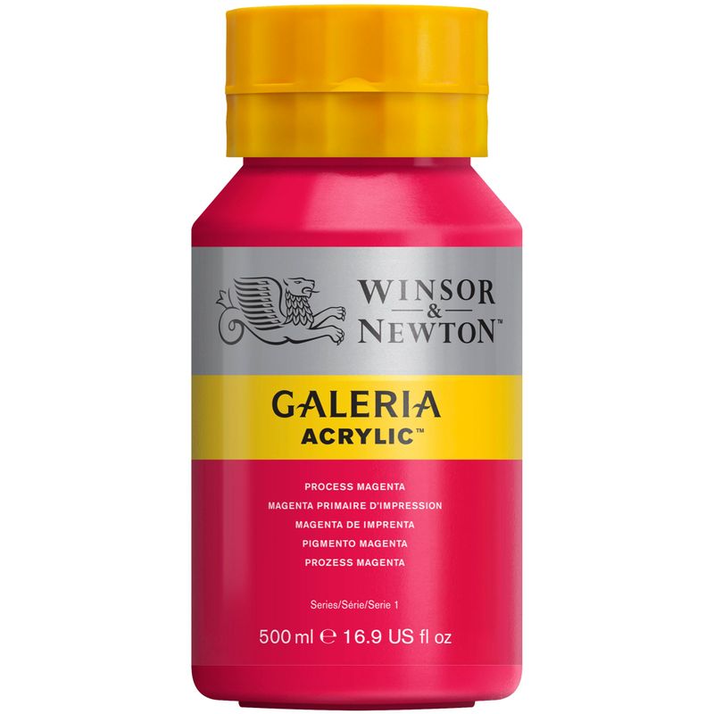 WN Galeria 500ml 533 Process magenta (1), 500ml akryyliväri