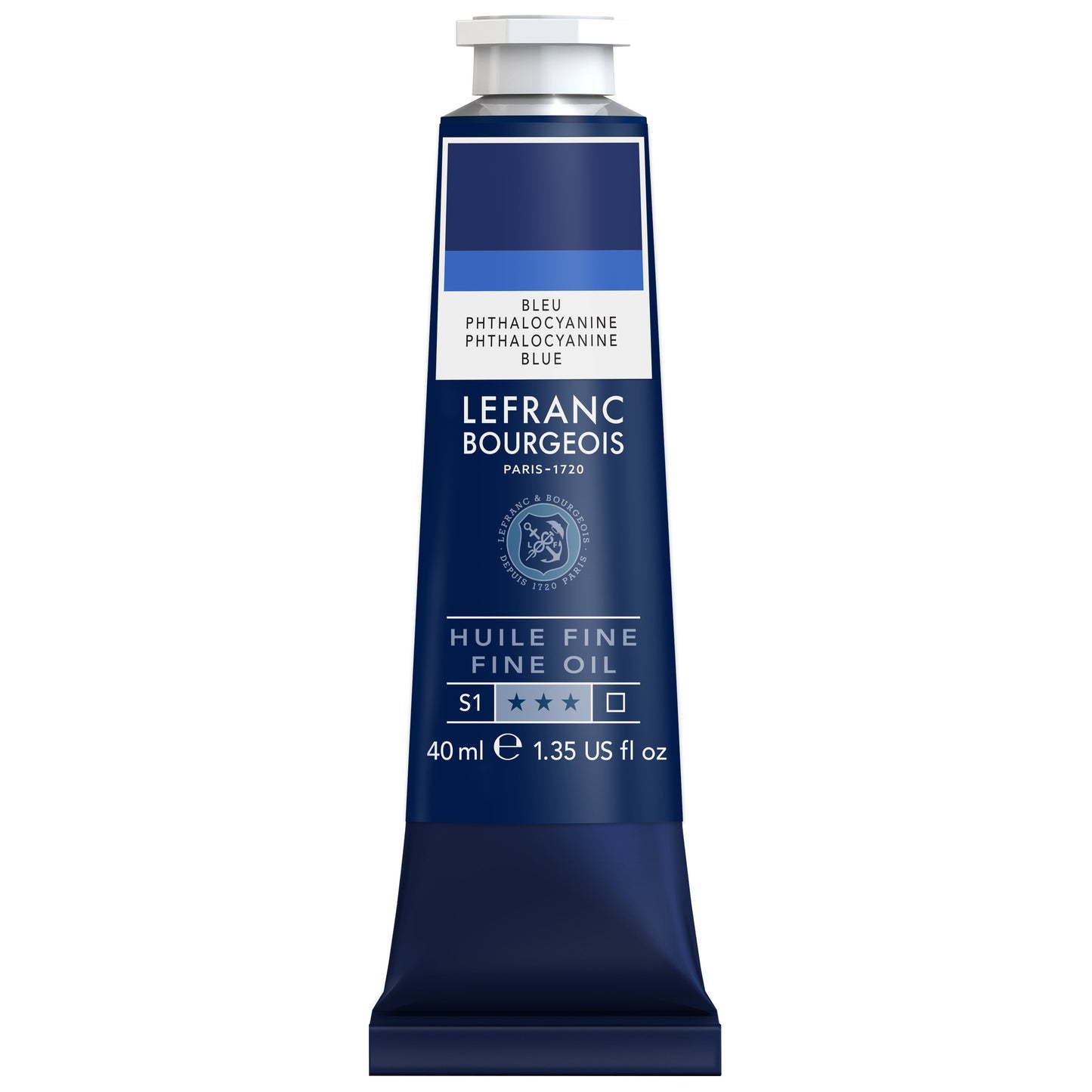 LB Fine Oil 40ml 095 Phthalo Blue, öljyväri