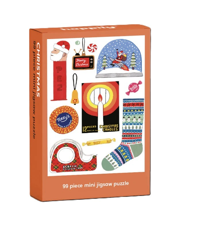 Jigsaw Puzzle Mini Happily - Christmas