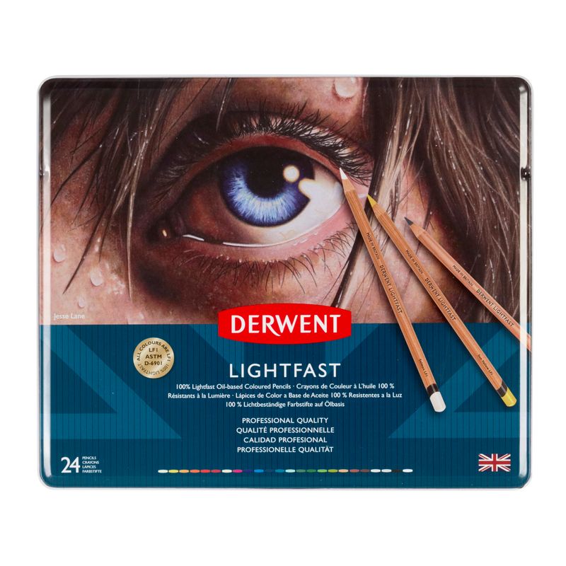 Colored Pencil Assortment 24 pcs Derwent - Lightfast