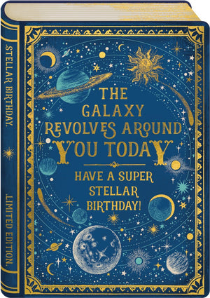 2-part card Storybook - Stellar Birthday