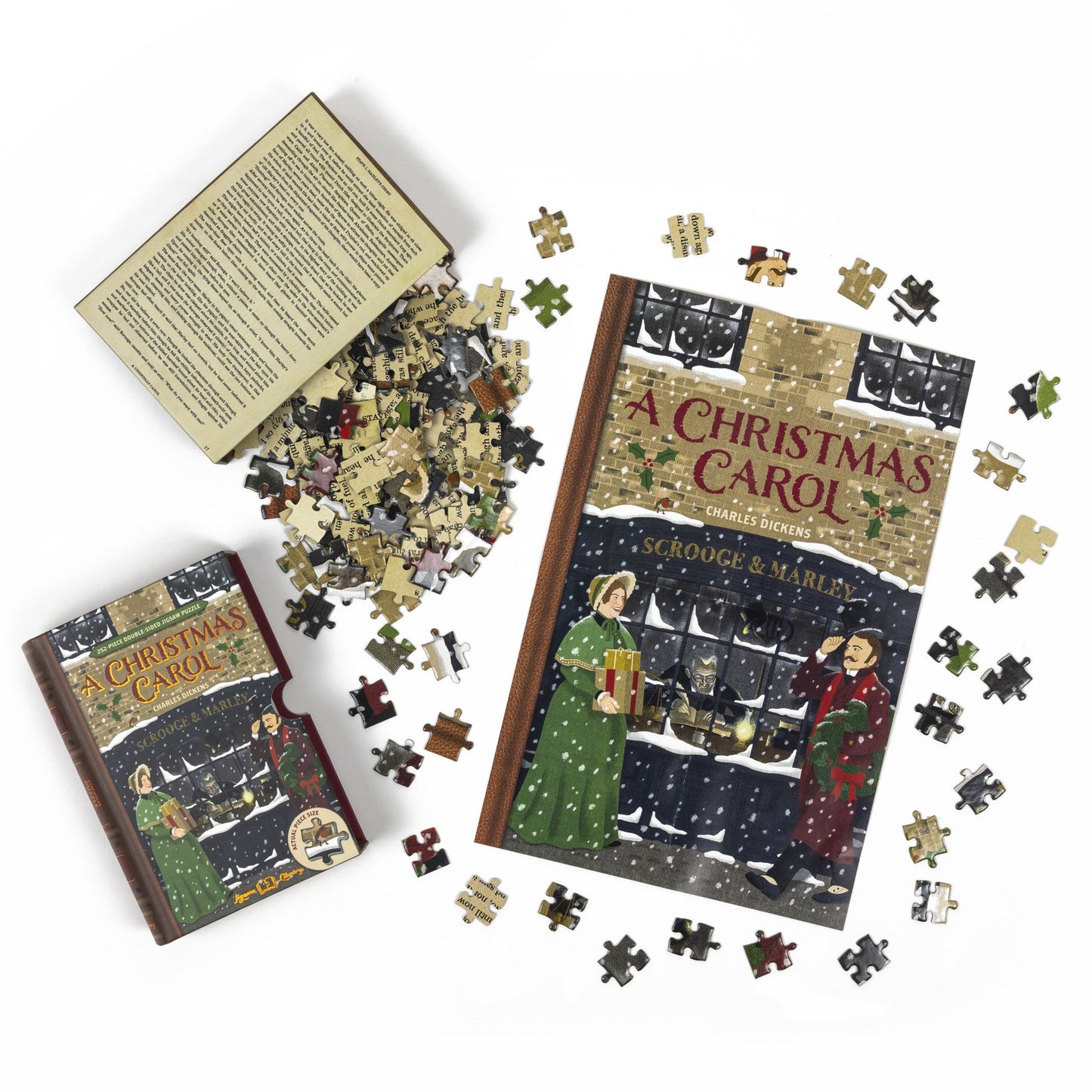 Palapeli 252 palaa Professor Puzzle - A Christmas Carol