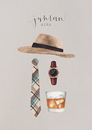 2-osainen kortti Henna Adel - Juhlan aika