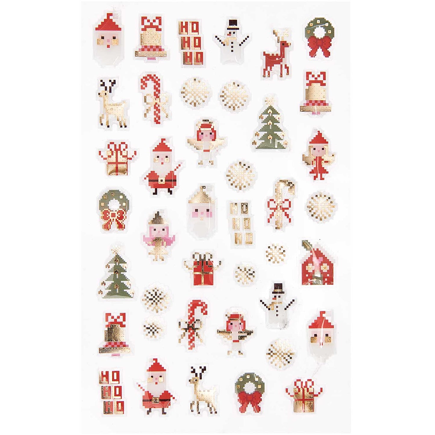 Sticker set Paper Poetry - Christmas motifs